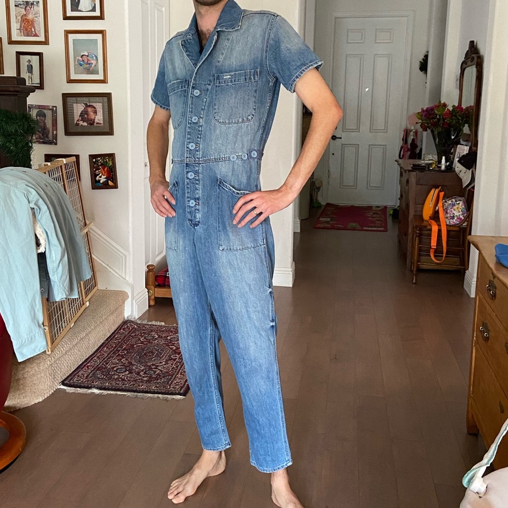Denim Jumpsuit with buttons